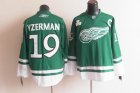 youth nhl jerseys detroit red wings #19 yzerman green