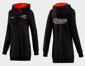 Women St. Louis Rams Logo Pullover Hoodie-039