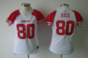 2010 Women\'s Field Flirt Fashion nfl san francisco 49ers #80 jerry rice white