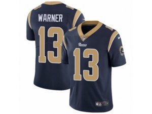 Nike Los Angeles Rams #13 Kurt Warner Vapor Untouchable Limited Navy Blue Team Color NFL Jersey