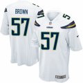 Mens Nike San Diego Chargers #57 Jatavis Brown Game White NFL Jersey