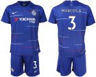 2018-19 Chelsea FC 3 MARCOS A. Home Soccer Jersey