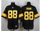 Nike Pittsburgh Steelers #88 Sanders Black Jerseys(Gold No Elite)