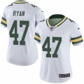 Women's Nike Green Bay Packers #47 Jake Ryan Limited White Rush NFL Jersey