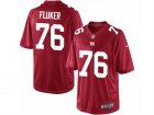 Mens Nike New York Giants #76 D.J. Fluker Limited Red Alternate NFL Jersey