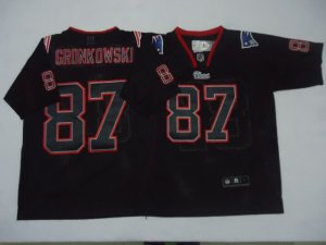 youth New England Patriots #87 Rob Gronkowski black