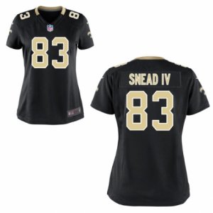 Women\'s Nike New Orleans Saints #83 Willie Snead IV Black Team Color NFL Jersey