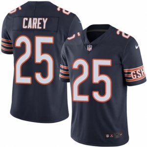 Mens Nike Chicago Bears #25 Ka\'Deem Carey Limited Navy Blue Rush NFL Jersey