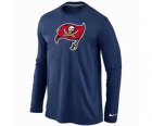 Nike Tampa Bay Buccaneers Logo Long Sleeve T-Shirt D.Blue