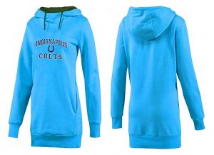 Women Indianapolis Colts Logo Pullover Hoodie-074