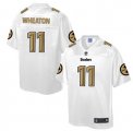 Nike Pittsburgh Steelers #11 Markus Wheaton White Men NFL Pro Line Fashion Game Jersey