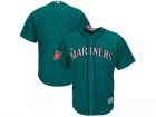 Men Seattle Mariners Customized Majestic Aqua 2018 Spring Training Cool Base Team Jersey