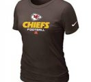 Women Kansas City Chiefs Brown T-Shirt