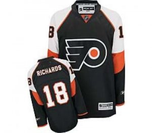 nhl philadelphia flyers #18 mike richards black