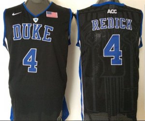 Duke Blue Devils #4 J.J. Redick Black College Basketball Jersey