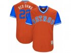 2017 Little League World Series Astros Josh Reddick #22 Red Dawg Orange Jersey