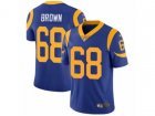 Nike Los Angeles Rams #68 Jamon Brown Vapor Untouchable Limited Royal Blue Alternate NFL Jersey