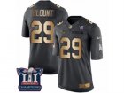 Youth Nike New England Patriots #29 LeGarrette Blount Limited Black Gold Salute to Service Super Bowl LI Champions NFL Jersey