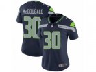 Women Nike Seattle Seahawks #30 Bradley McDougald Vapor Untouchable Limited Steel Blue Team Color NFL Jersey
