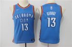 Thunder #13 Paul George Blue Nike Youth Swingman Jersey