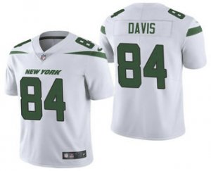 Mens New York Jets #84 Corey Davis White 2021 Vapor Untouchable