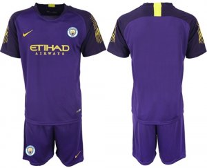 2018-19 Manchester City Violet Goalkeeper Soccer Jersey