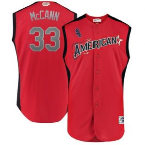 American League #33 James McCann Red 2019 MLB All-Star Game Workout Player Jersey