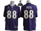 2013 Nike Super Bowl XLVII NFL Baltimore Ravens #88 Pitta Purple Jerseys(Limited)
