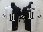 Nike Steelers #11 Chase Claypool Black And White Split Vapor Untouchable Limited Jersey