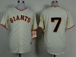 mlb jerseys san francisco giants #7 blanco cream