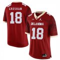 Oklahoma Sooners #18 Jermaine Gresham Red 47 Game Winning Streak College Football Jersey