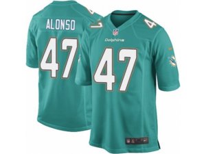 Nike Miami Dolphins #47 Kiko Alonso Game Aqua Green Team Color NFL Jersey