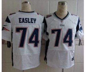 Nike jerseys new england patriots #74 easley white[Elite]