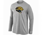 Nike Jacksonville Jaguars Logo Long Sleeve T-Shirt Grey
