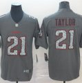 Nike Redskins #21 Sean Taylor Gray Camo Vapor Untouchable Limited Jersey