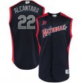 National League #22 Sandy Alcantara Navy Youth 2019 MLB All-Star Game Workout Player Jersey