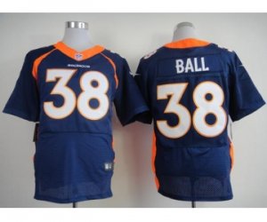 Nike jerseys denver broncos #38 ball blue[new Elite]