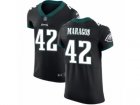 Men Nike Philadelphia Eagles #42 Chris Maragos Black Vapor Untouchable Elite Player NFL Jersey