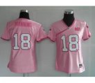 indianapolis colts #18 manning pink