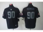Nike NFL Chicago Bears #90 Julius Peppers Black Jerseys(Impact Limited)