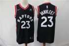 Raptors #23 Fred Vanvleet Black Nike Swingman Jersey