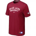 Toronto Blue Jays Red Nike Short Sleeve Practice T-Shirt