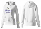 Women Minnesota Vikings Logo Pullover Hoodie-006