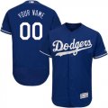 2016 Men Los Angeles Dodgers Royal Flexbase Authentic Collection Custom Jersey