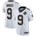 Nike Saints #9 Drew Brees White w Tom Benson Patch Vapor Untouchable Limited Jersey