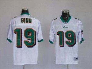 nfl miami dolphins #19 ginn white