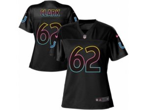 Women Nike Indianapolis Colts #62 Le\'Raven Clark Game Black Fashion NFL Jersey