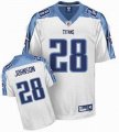 nfl tennessee titans #28 chris johnson white [kids]