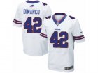 Mens Nike Buffalo Bills #42 Patrick DiMarco Elite White NFL Jersey