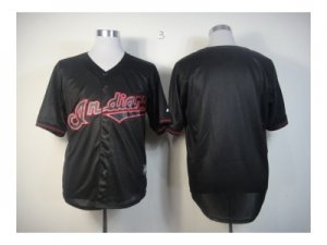 mlb jerseys cleveland indians blank black